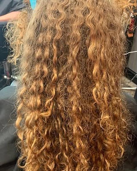 Long spiral curls